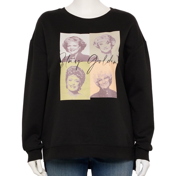 GOLDEN GIRLS Sweatshirt Black All new in bag - Picture 1 of 12